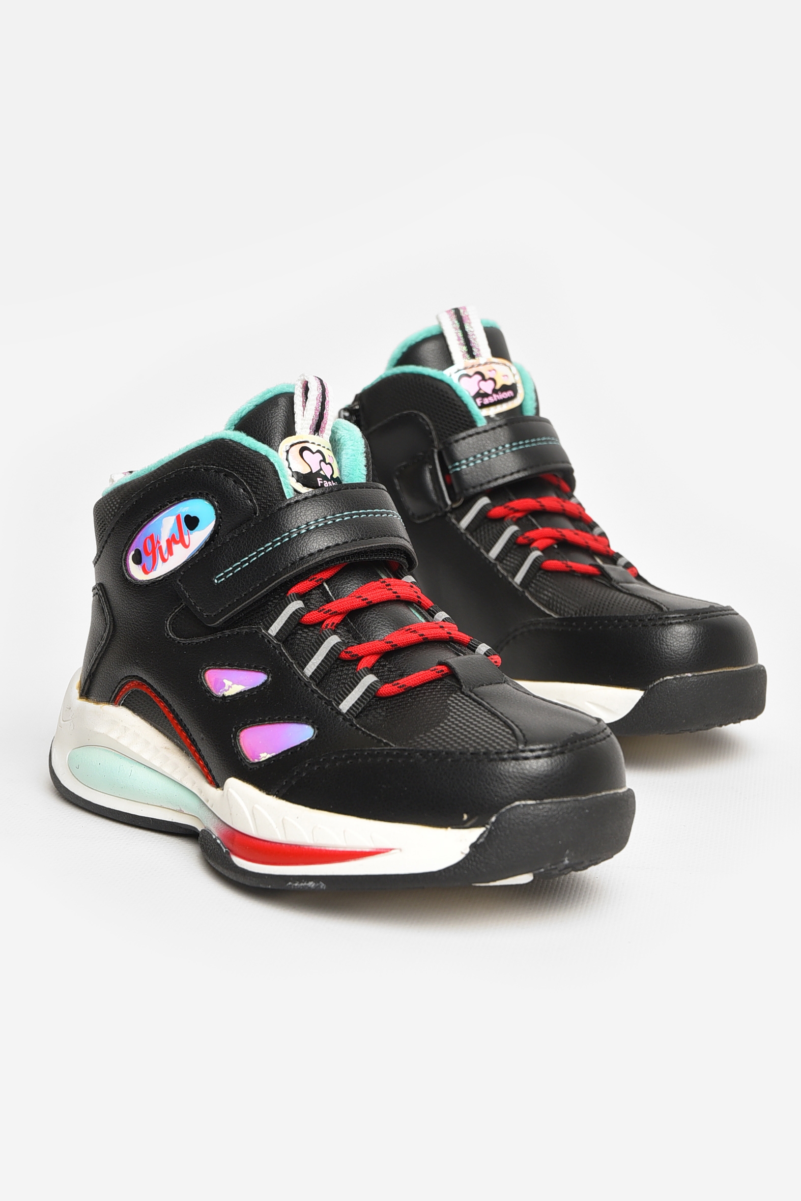 Фото товару Черевики дитячі демісезонні чорного кольору №2