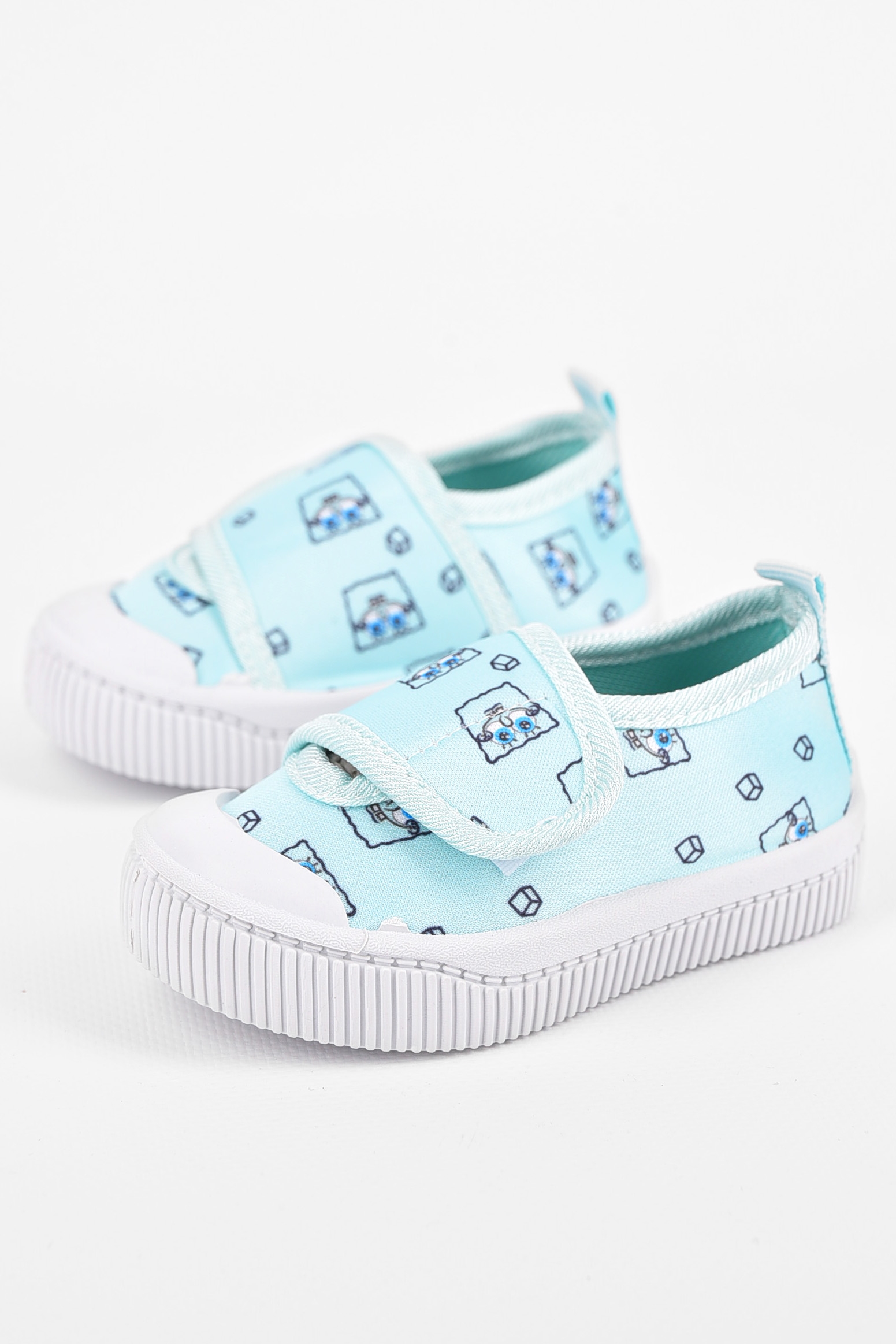 Фото товару Мокасини дитячі м`ятного кольору №1