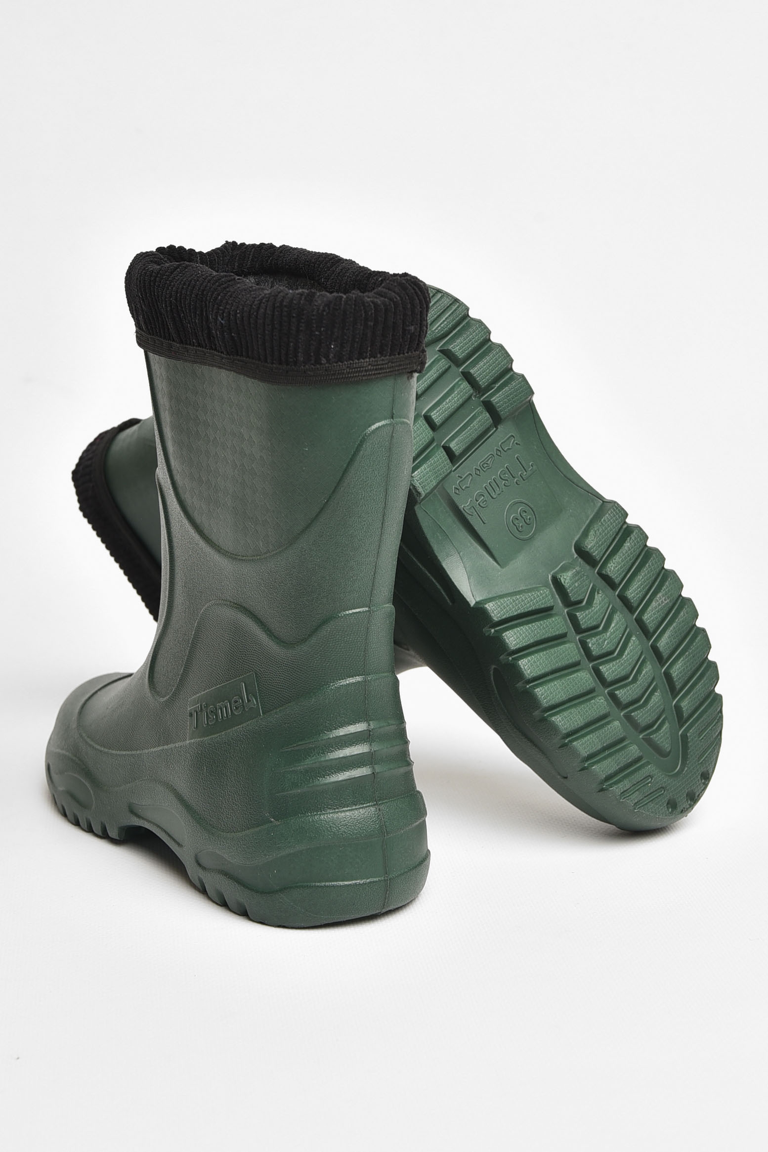 Фото товару Чоботи піна дитячі для підлітка кольору хакі  зі з`ємною шкарпеткою №1