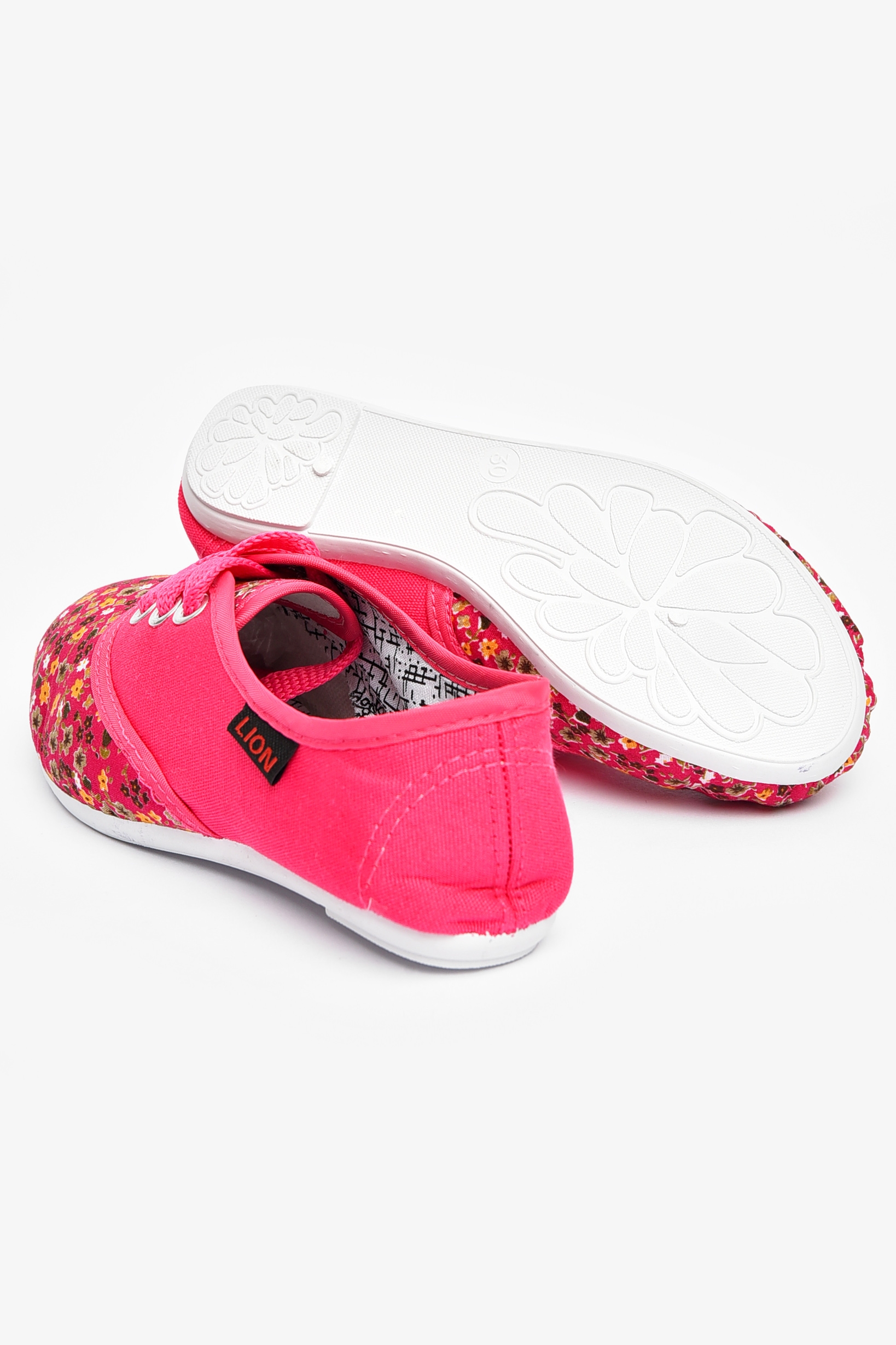 Фото товару Мокасини дитячі рожевого кольору текстиль №3