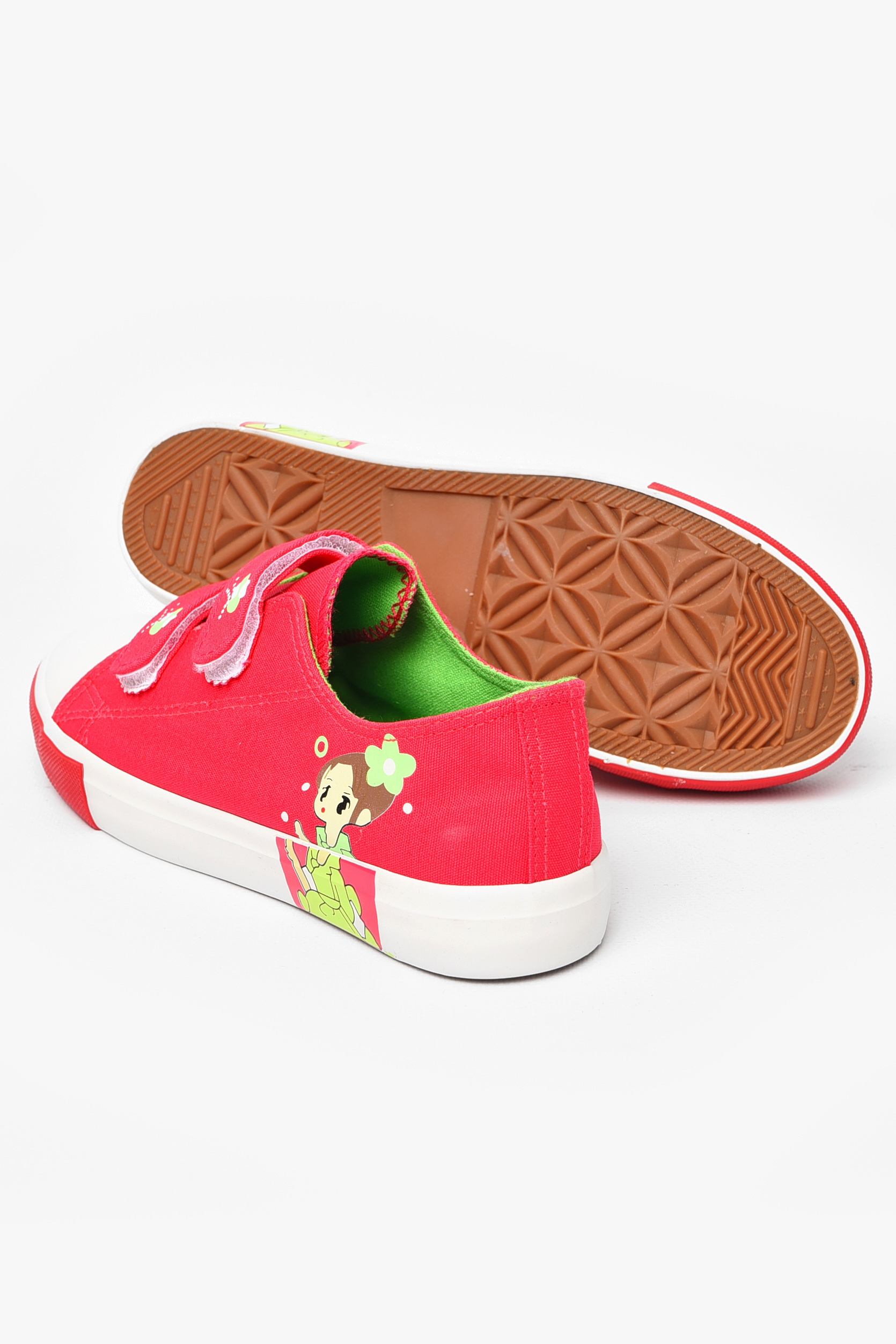 Фото товару Кеди дитячі рожевого кольору текстиль №1