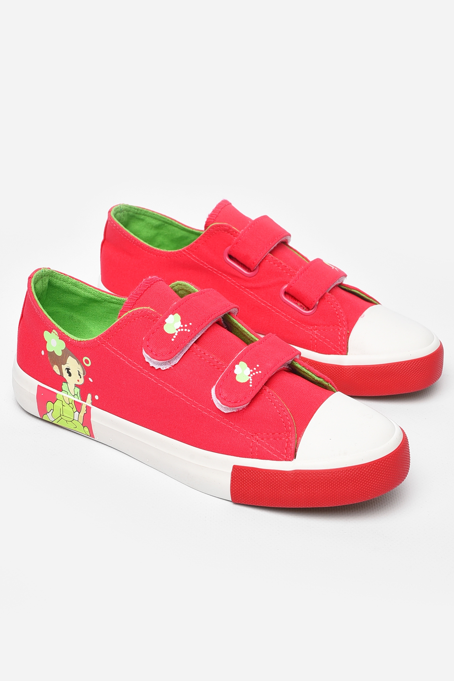 Фото товару Кеди дитячі рожевого кольору текстиль №2