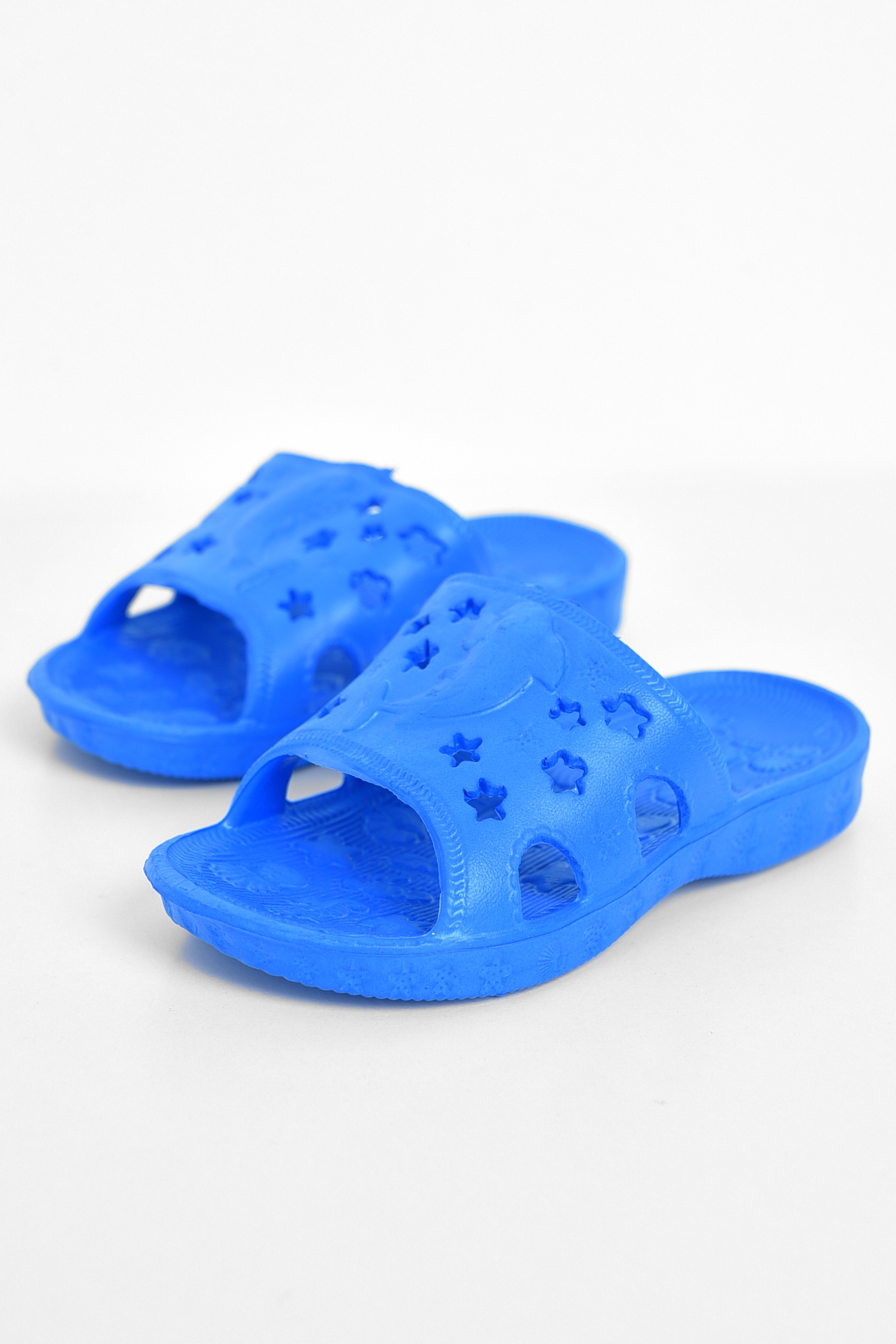 Фото товару Шльопки дитячі піна синього кольору №2