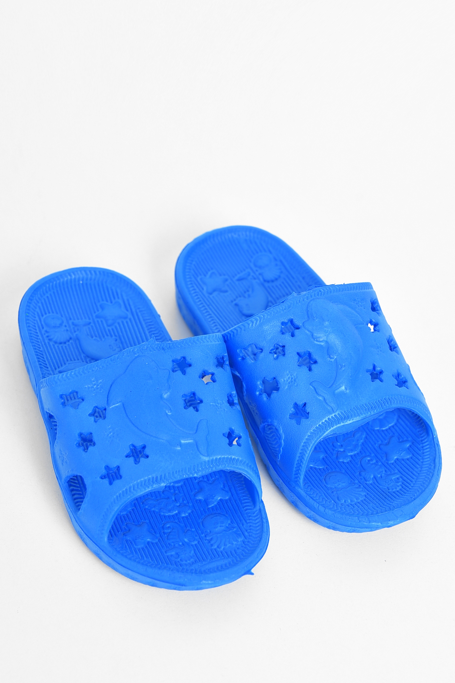 Фото товару Шльопки дитячі піна синього кольору №1