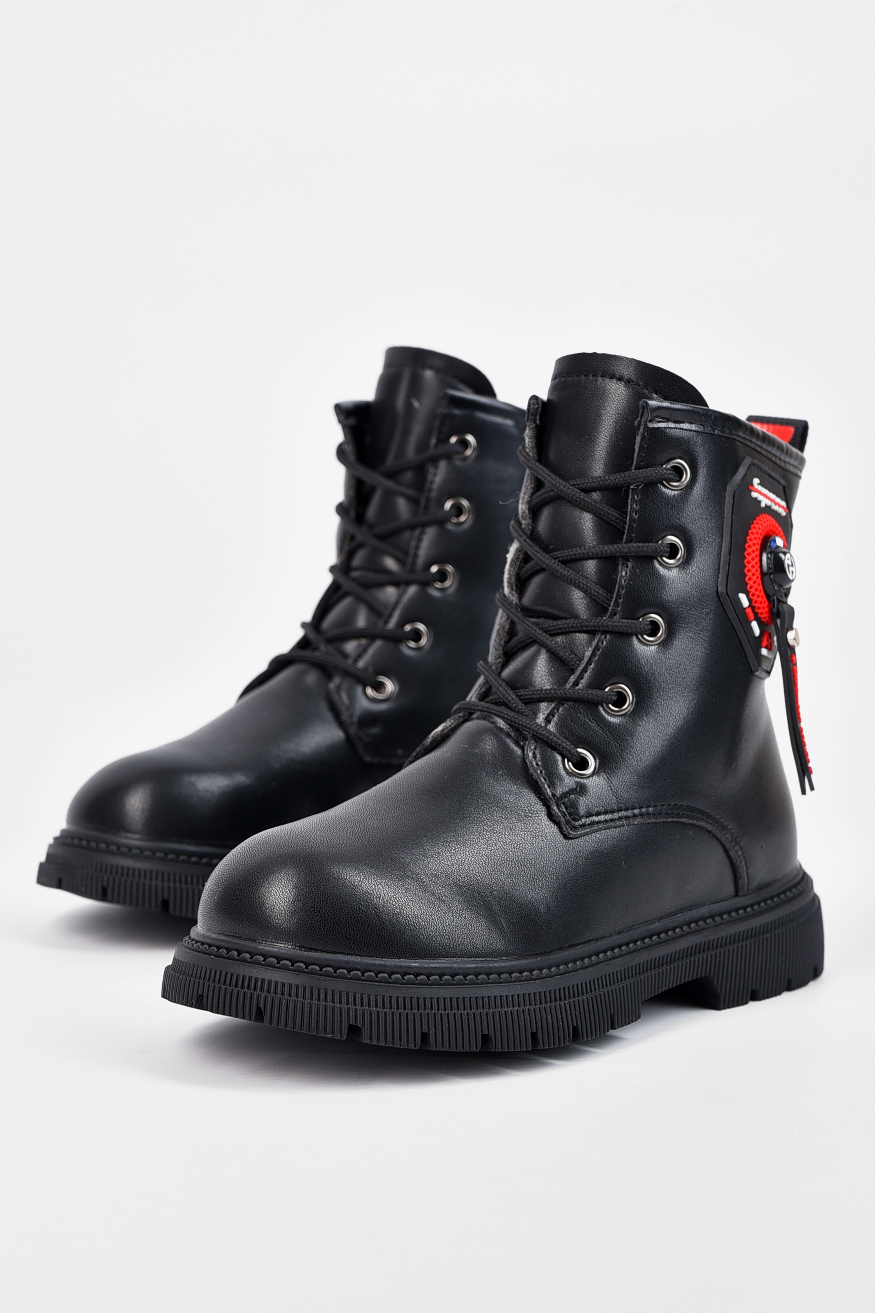 Фото товару Черевики дитячі для дівчинки зимові чорного кольору №3