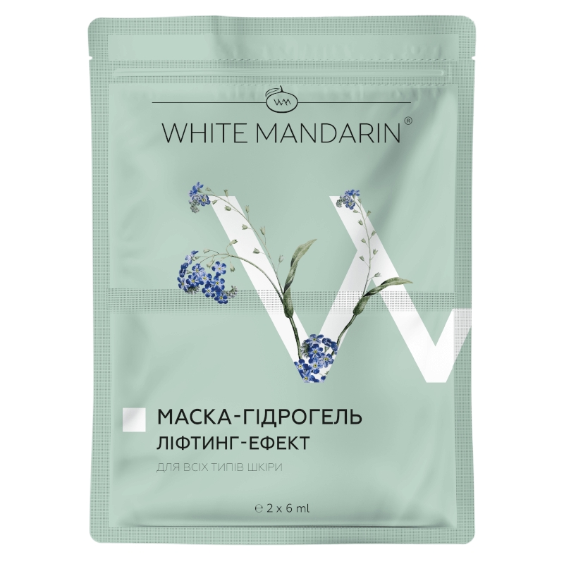 Фото товару Маска гідрогель Ліфтінг Ефект (натуральна) White Mandarin (2x6 мл) №1