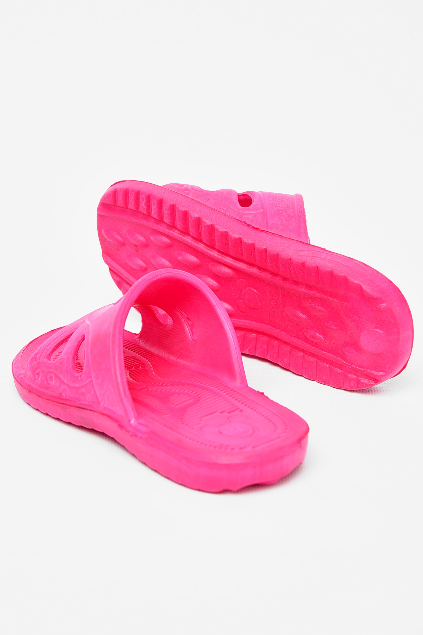 Фото товару Шльопки дитячі для дівчинки піна малинового кольору №1