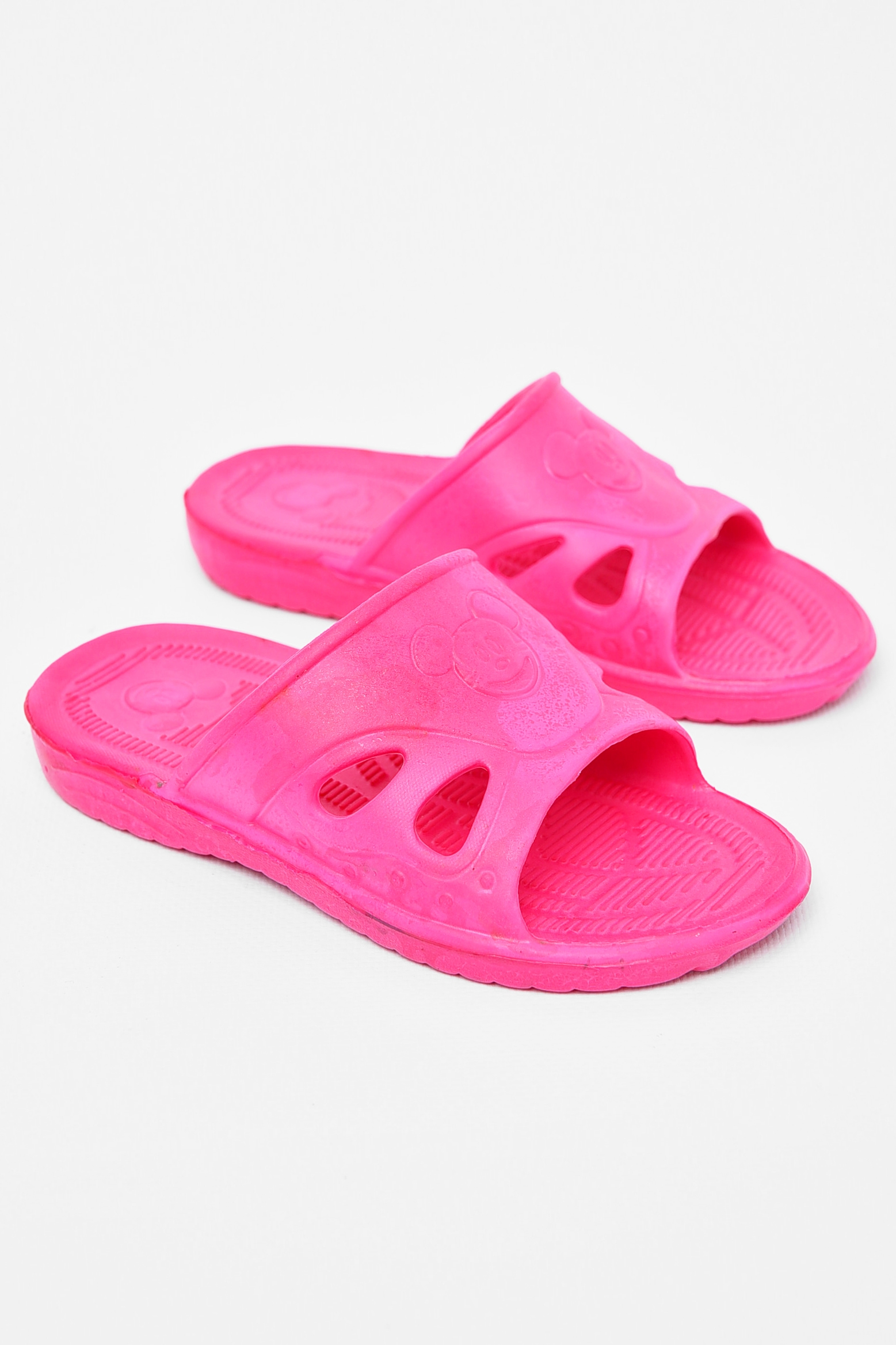 Фото товару Шльопки дитячі для дівчинки піна малинового кольору №3