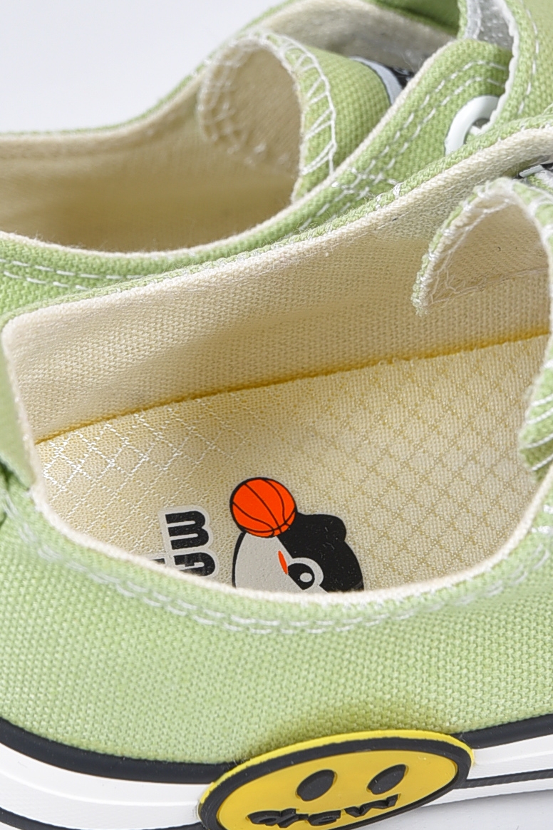 Фото товару Кеди дитячі салатового кольору текстиль №1