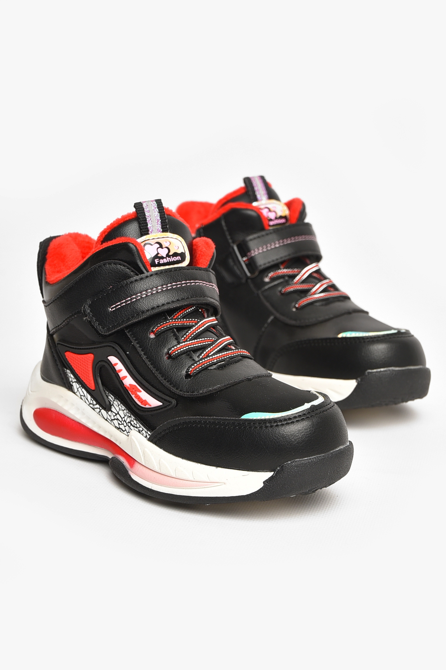 Фото товару Черевики дитячі демісезонні чорного кольору №1