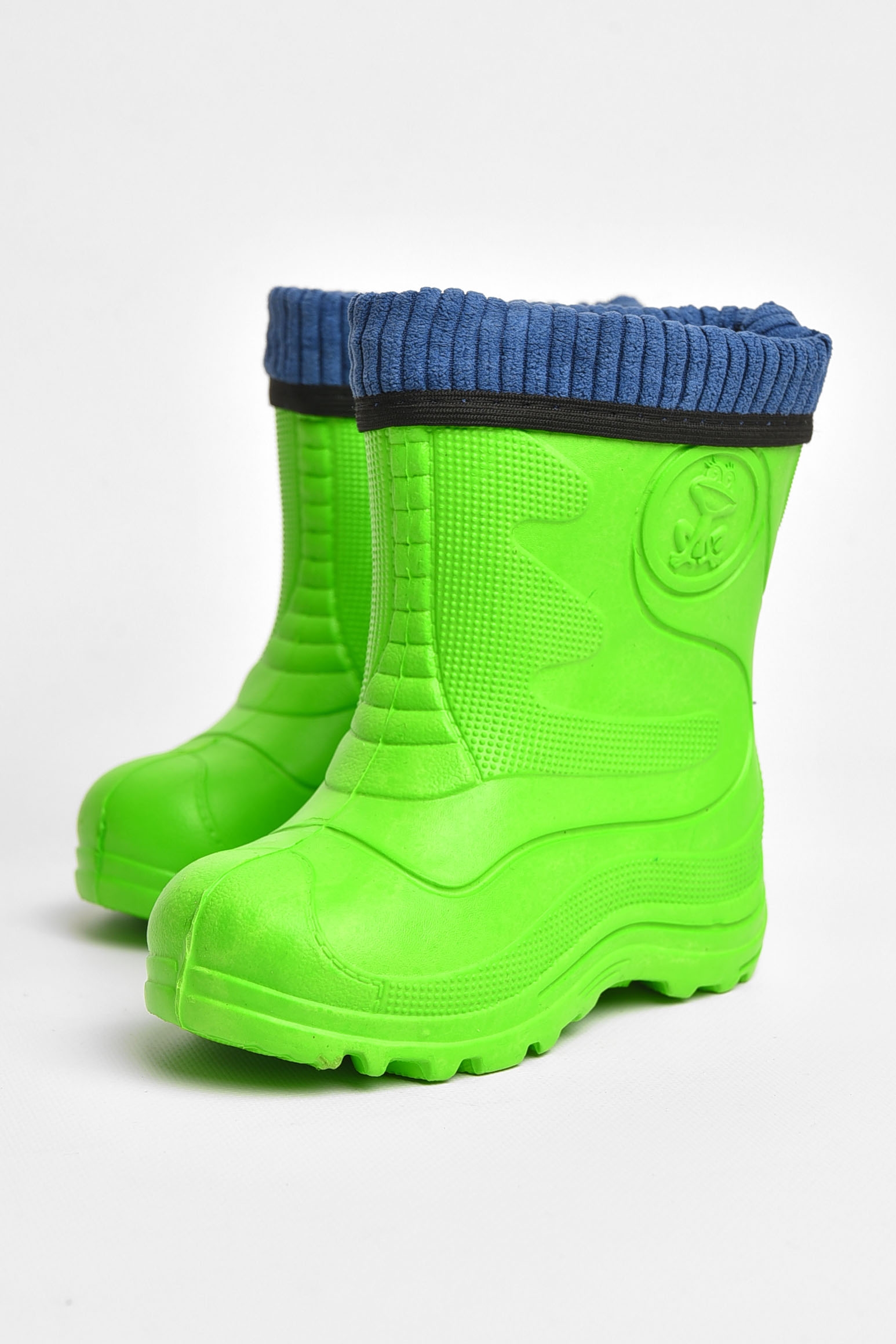 Фото товару Чоботи піна дитячі зеленого кольору зі з`ємною шкарпеткою №2