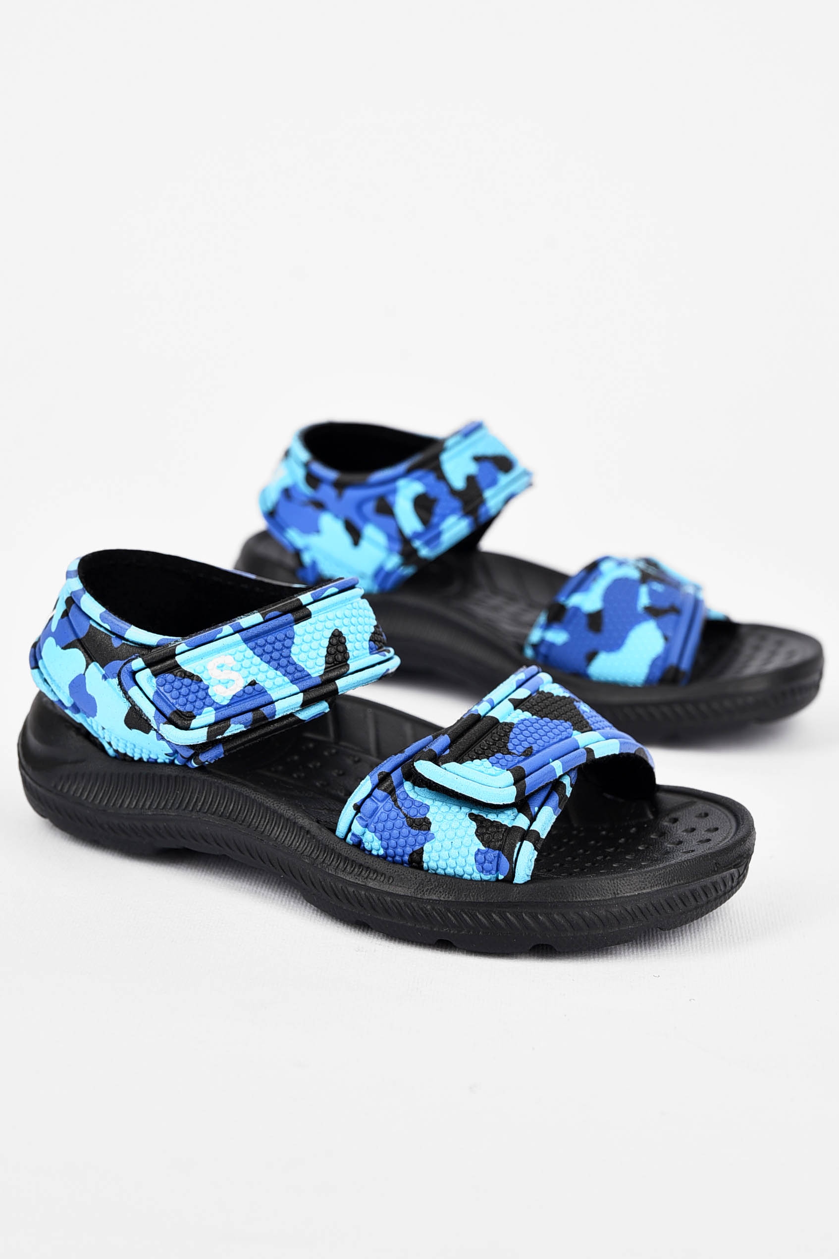 Фото товару Босоніжки дитячі піна синьо-блакитного кольору №3