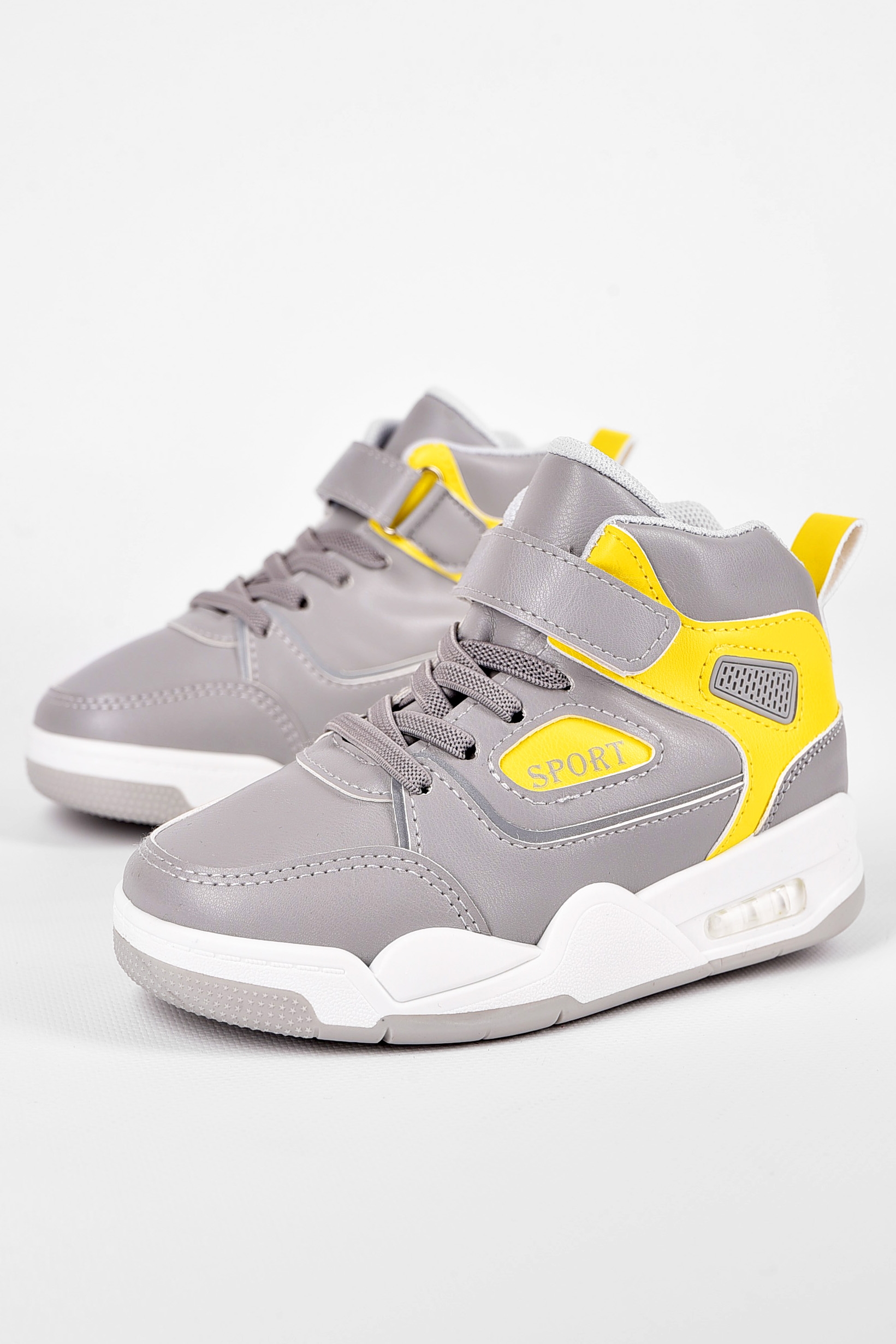 Фото товару Кросівки дитячі сірого кольору №3