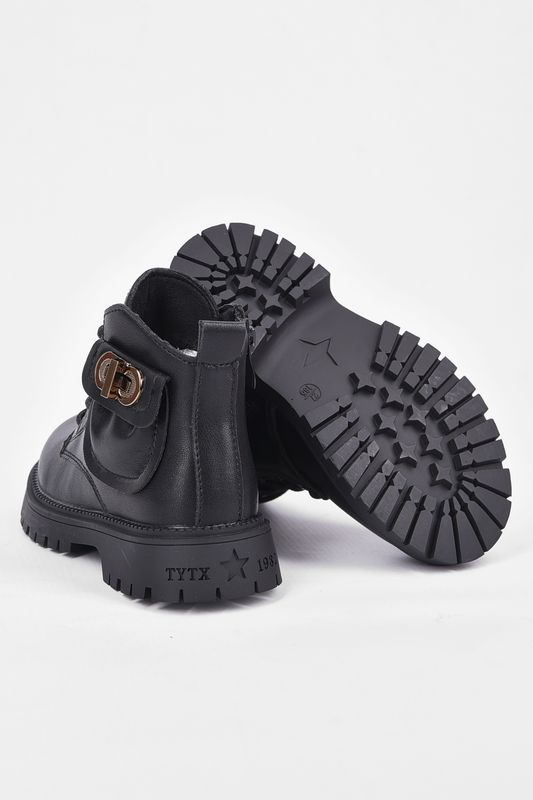 Фото товару Черевики дитячі для дівчинки демісезонні чорного кольору №2 thumbnail