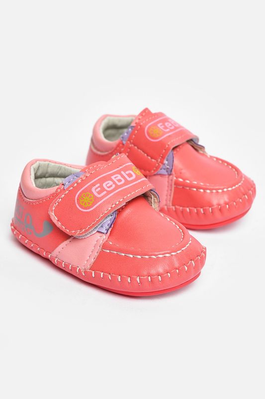 Фото товару Пінетки дитячі для дівчинки темно-рожевого кольору №3 thumbnail