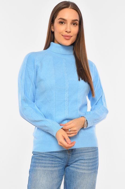 Фото товару Светр жіночий блакитного кольору