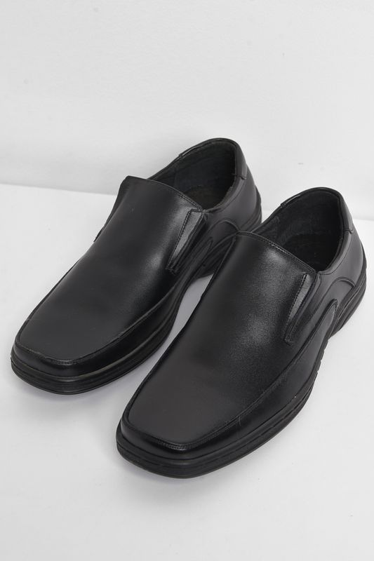 Фото товару Туфлі підліток для хлопчика чорного кольору