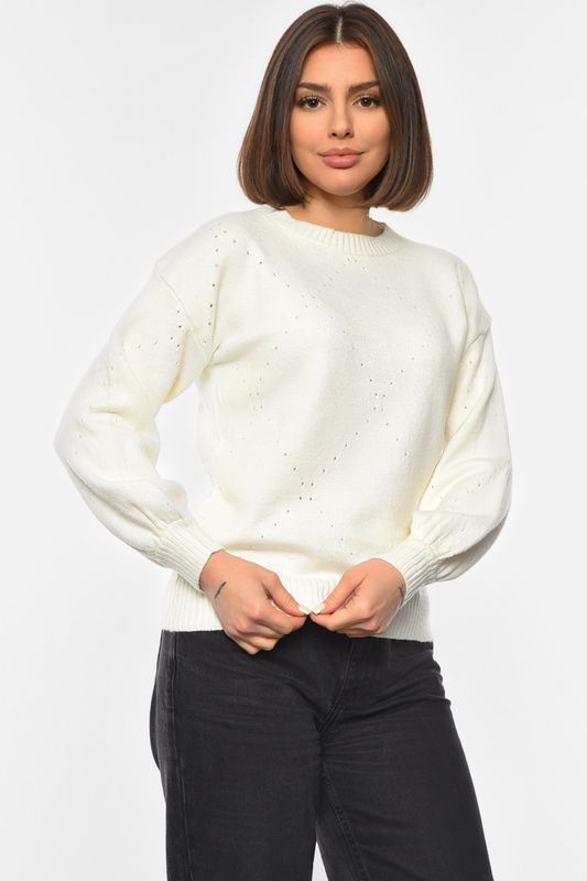 Фото товару Светр жіночий молочного кольору №20 thumbnail