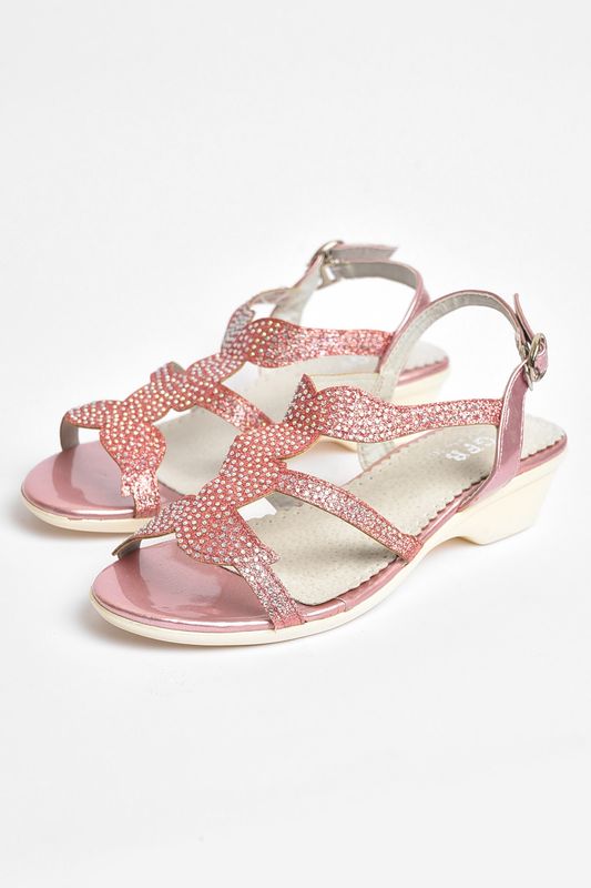 Фото товару Босоніжки дитячі рожевого кольору