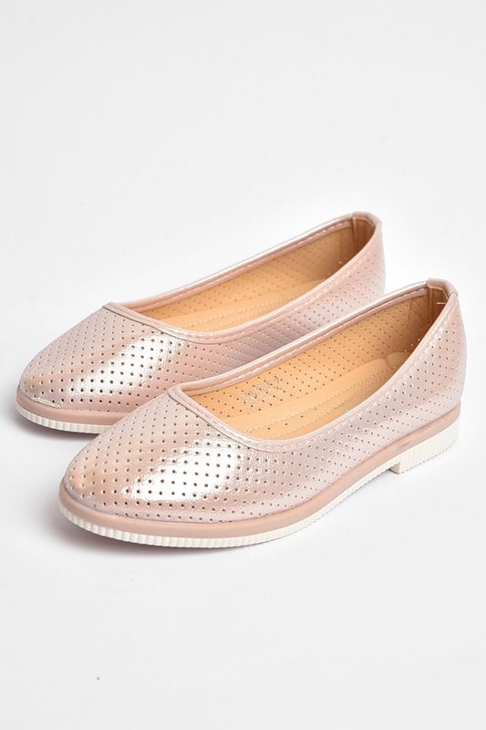 Фото товару Балетки дитячі для дівчинки рожевого кольору №2 thumbnail