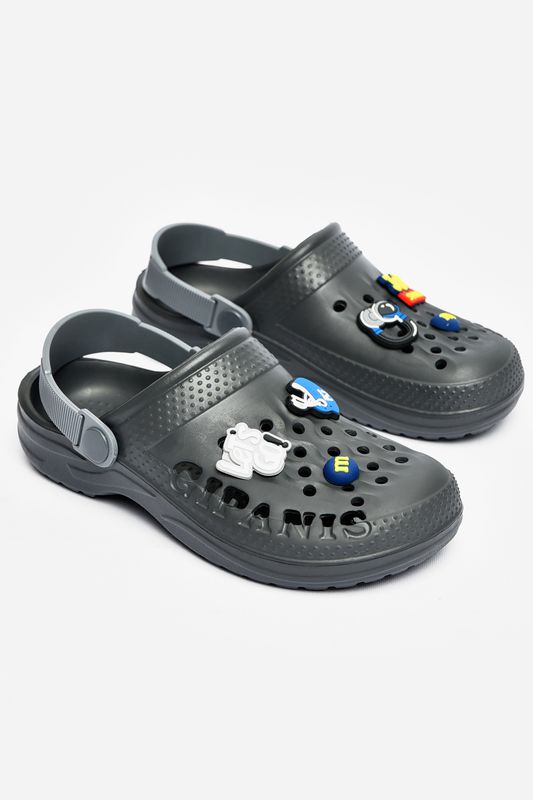 Фото товару Крокси дитячі темно-сірого кольору