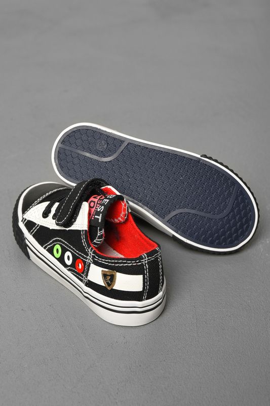 Фото товару Кеди дитячі чорного кольору текстиль №3 thumbnail