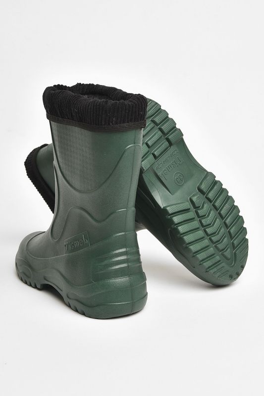 Фото товару Чоботи піна дитячі для підлітка кольору хакі  зі з`ємною шкарпеткою