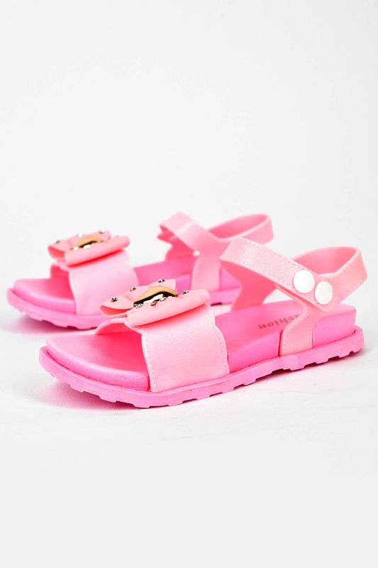 Фото товару Босоніжки дитячі для дівчинки світло-рожевого кольору №2 thumbnail