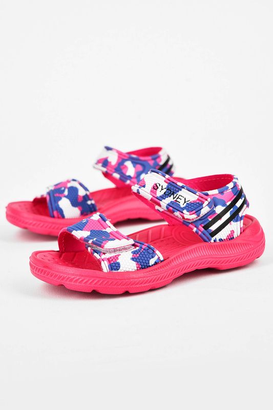 Фото товару Босоніжки дитячі піна малинового кольору №3 thumbnail