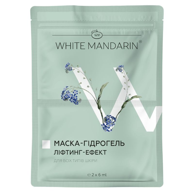 Фото товару Маска гідрогель Ліфтінг Ефект (натуральна) White Mandarin (2x6 мл)