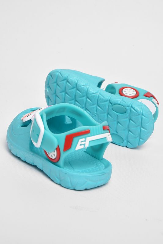 Фото товару Сандалі дитячі піна для дівчинки бірюзового кольору