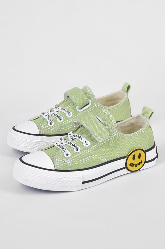 Фото товару Кеди дитячі салатового кольору текстиль №3 thumbnail