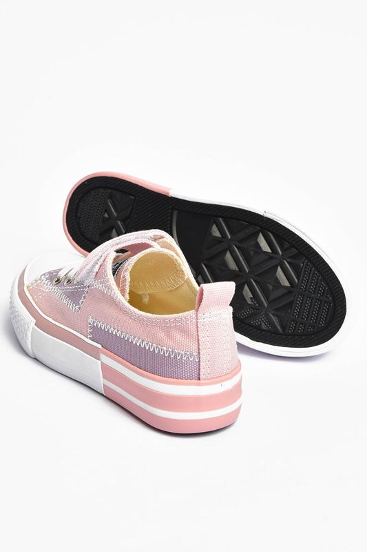 Фото товару Кеди дитячі світло-рожевого кольору текстиль