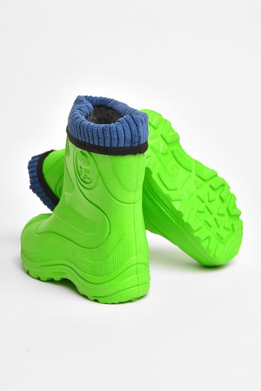 Фото товару Чоботи піна дитячі зеленого кольору зі з`ємною шкарпеткою №3 thumbnail