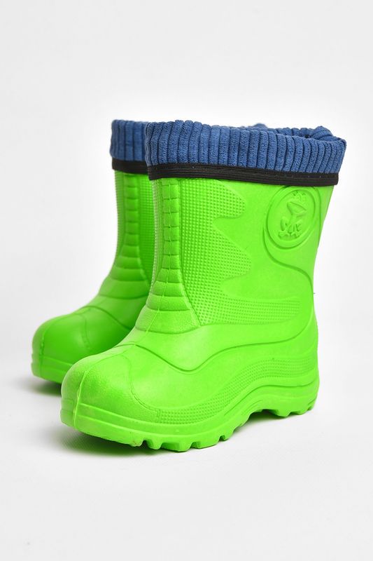 Фото товару Чоботи піна дитячі зеленого кольору зі з`ємною шкарпеткою №2 thumbnail