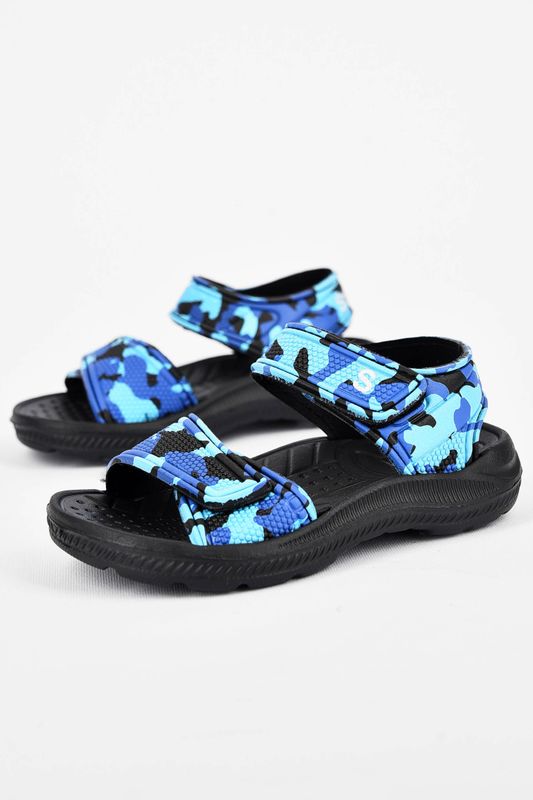 Фото товару Босоніжки дитячі піна синьо-блакитного кольору №1 thumbnail