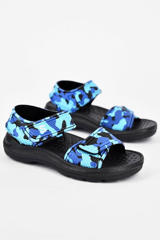 Фото товару Босоніжки дитячі піна синьо-блакитного кольору №3 thumbnail