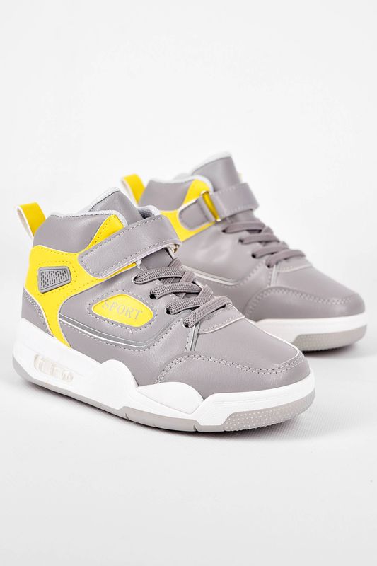 Фото товару Кросівки дитячі сірого кольору №1 thumbnail