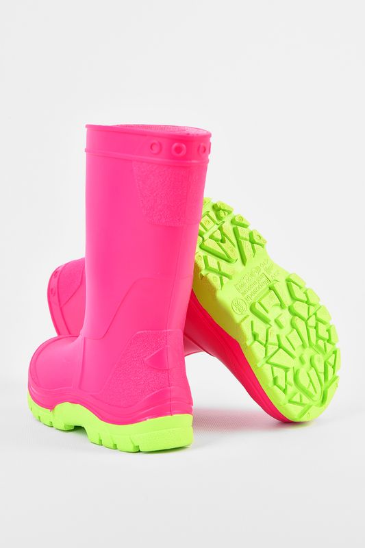 Фото товару Чоботи гумові дитячі малинового кольору №5 thumbnail