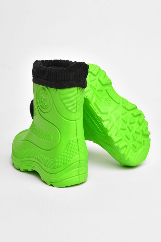 Фото товару Чоботи піна дитячі зеленого кольору зі з`ємною шкарпеткою №3 thumbnail