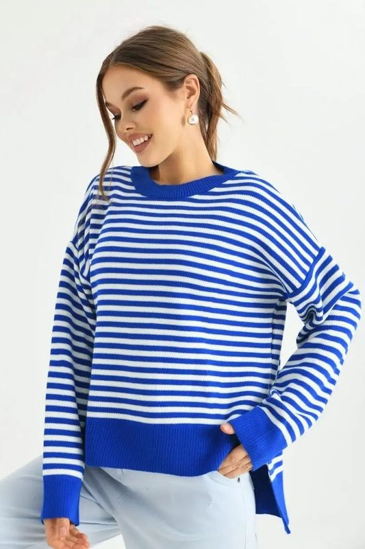 Фото товару Светр жіночий синього кольору