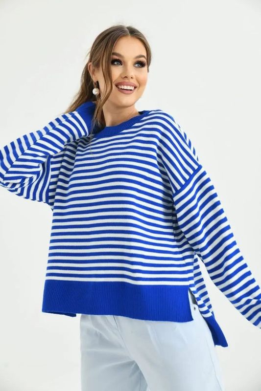 Фото товару Светр жіночий синього кольору №4 thumbnail