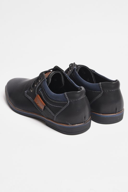 Фото товару Туфлі дитячі для хлопчика темно-синього кольору №2 thumbnail