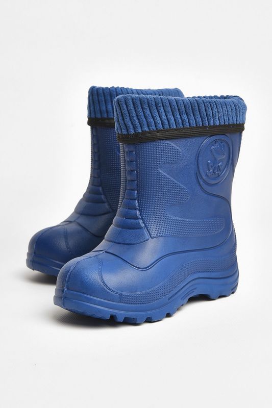 Фото товару Чоботи піна дитячі темно-синього кольору зі з`ємною шкарпеткою №3 thumbnail
