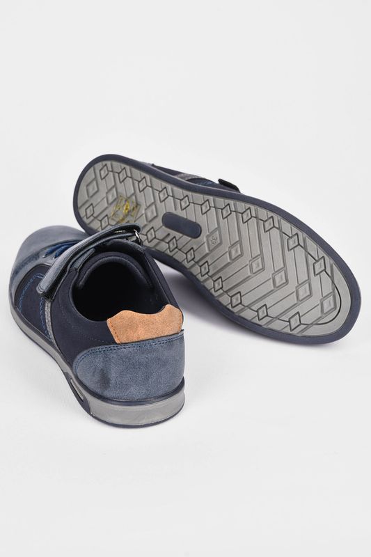 Фото товару Туфлі дитячі для хлопчика темно-синього кольору №2 thumbnail