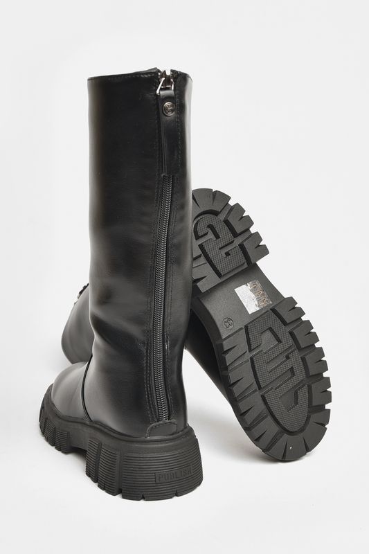 Фото товару Чоботи демісезонні дитячі дівчинка чорного кольору №1 thumbnail