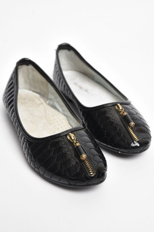 Фото товару Балетки дитячі для дівчинки чорного кольору №2 thumbnail