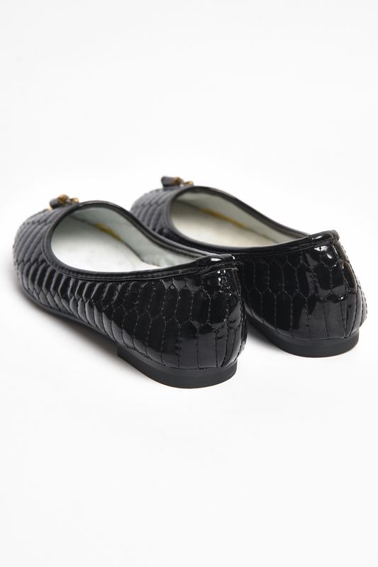 Фото товару Балетки дитячі для дівчинки чорного кольору №3 thumbnail