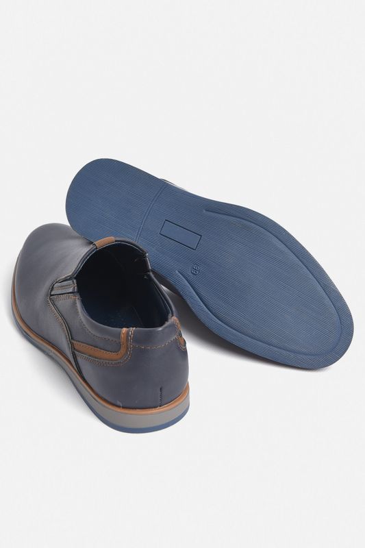 Фото товару Туфлі підліткові для хлопчика темно-синього кольору №2 thumbnail