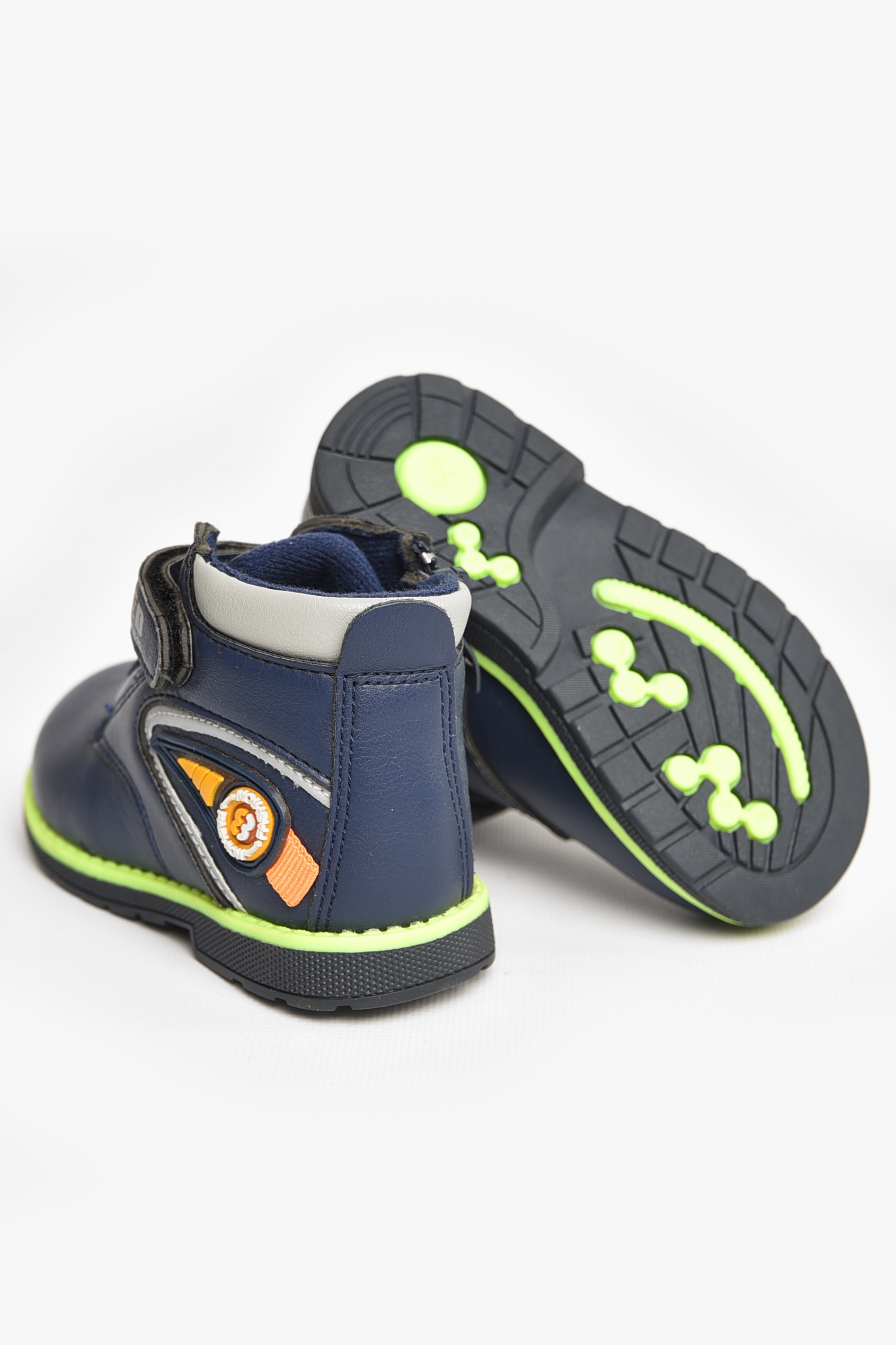 Фото товару Черевики дитячі демісезон синього кольору на флісі №1